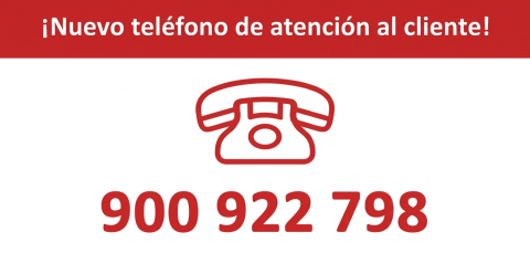 Nuevo teléfono de atención al cliente